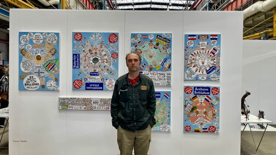 Tobias Tebbe op de Art Brut Biënnale in Hengelo